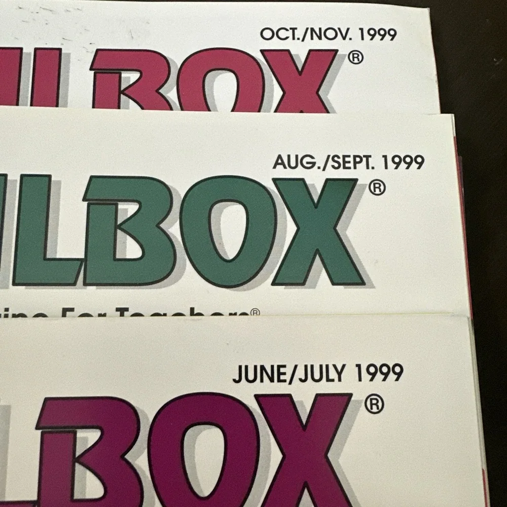 The Mailbox Monthly Idea Magazines for Teachers Pre-K/Kindergarten Lot Of 9 '90s